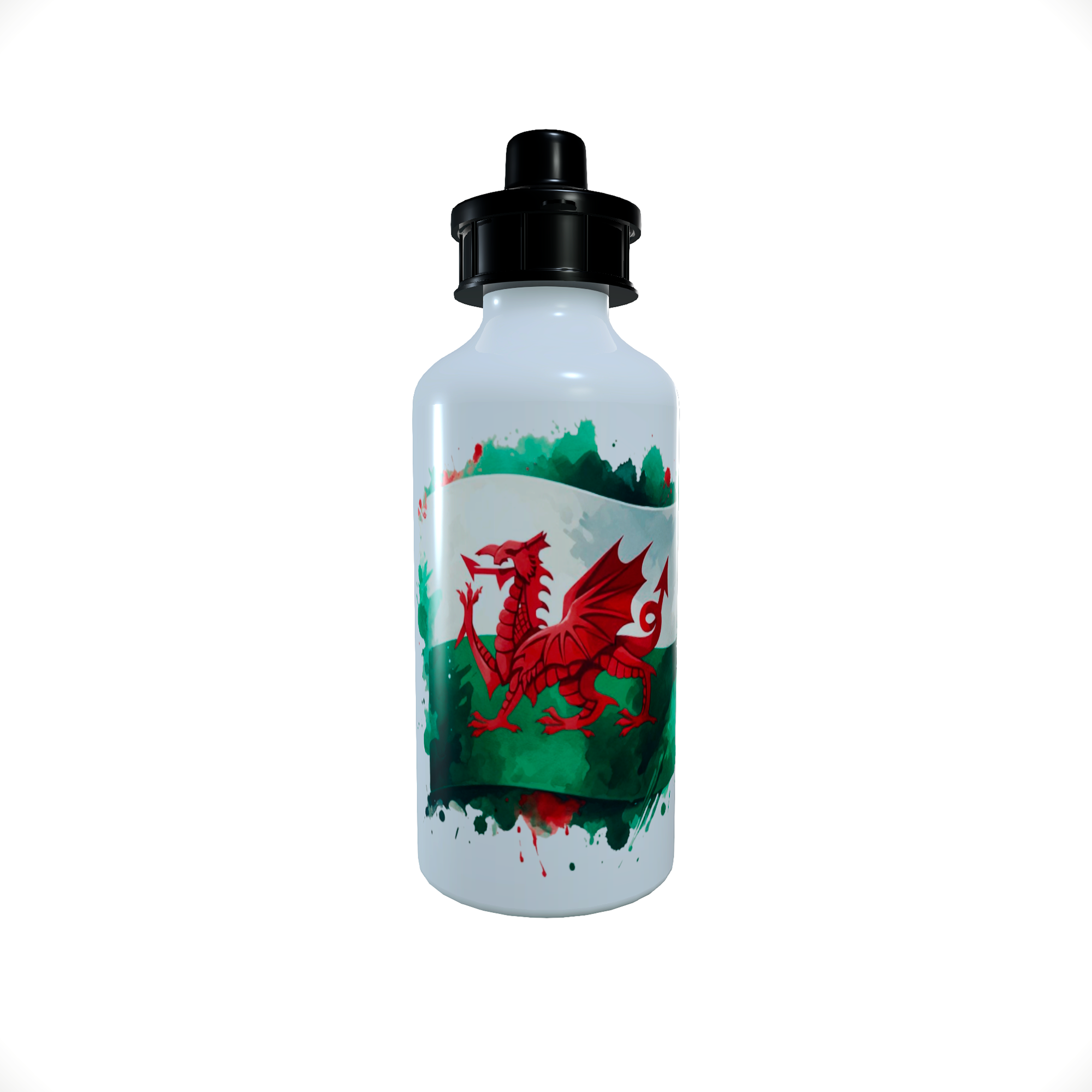 Welsh Dragon, Welsh Flag...600ml Sports Bottle